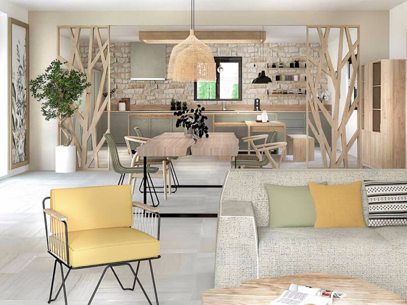 ELEGANCE ARCHITECTURE D'INTERIEUR DESIGNER D'INTERIEUR JENNIFER FAUCHART RENOVATION ET DECORATION VILLA PROVENCALE ENTREE AIX EN PROVENCE CANNES MOUGINS MOUANS-SARTOUX VALBONNE