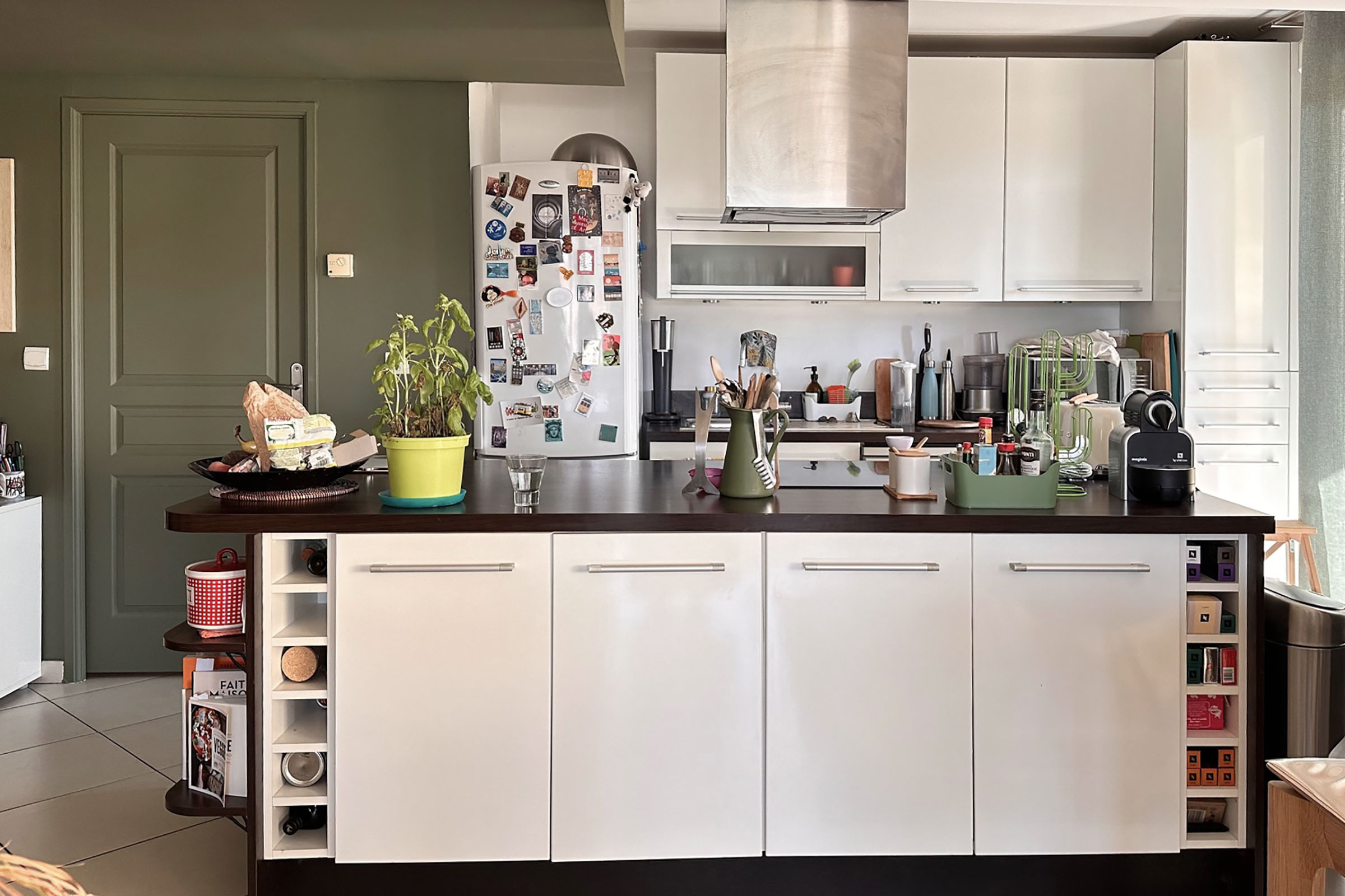 état initial de la cuisine avant rénovation – projet à Antibes